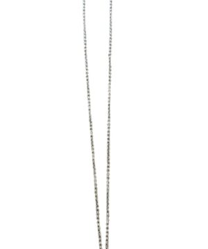 Coffee Bean Patina Necklace with Diamonds